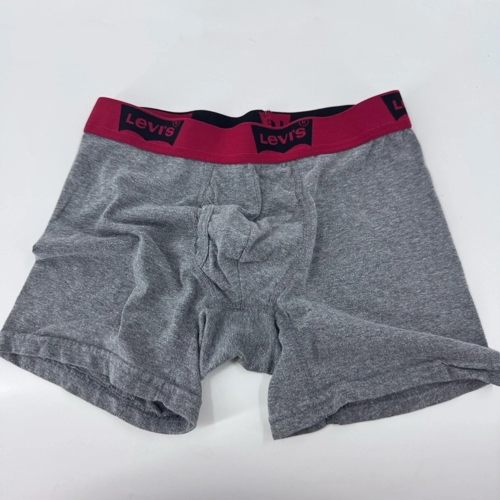 Levi's‎ Red and Gray Boxer Briefs Stretchy Comfort